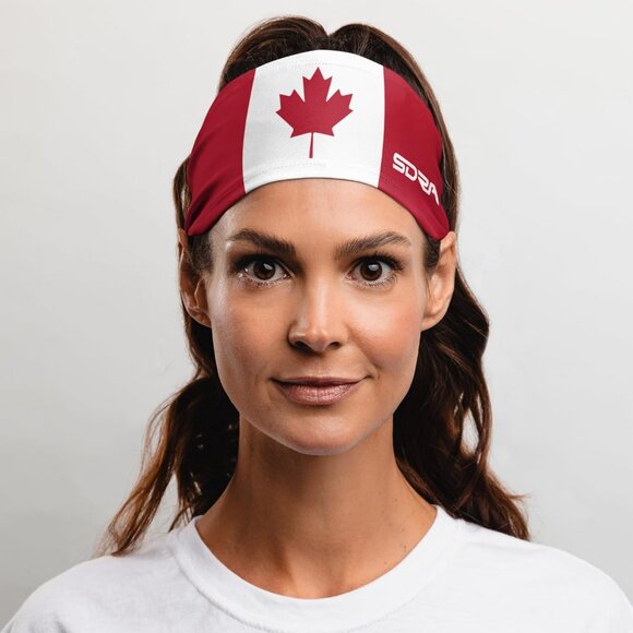 Country Flag Headbands Wide Non-Slip Fabric Sweatbands for Sports and Workout - Picture 3 of 6